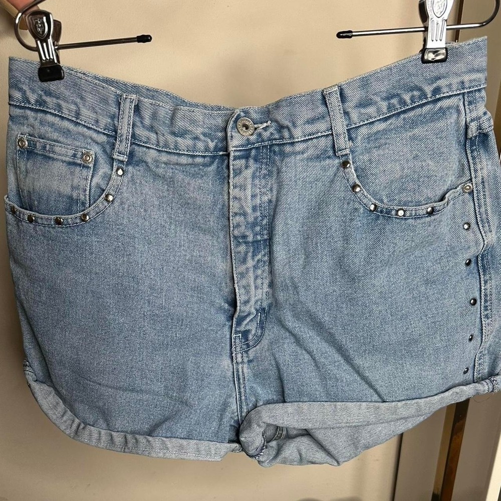 Silver studded shorts
